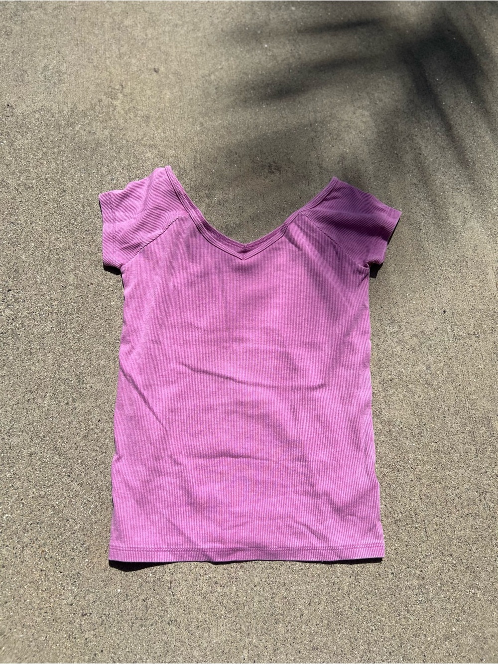 American Eagle Outfitters Ribbed V-Neck Tee